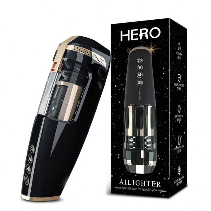 Ailighter Hero máy thủ dâm cho nam thụt mạnh có âm thanh và sưởi ấm 