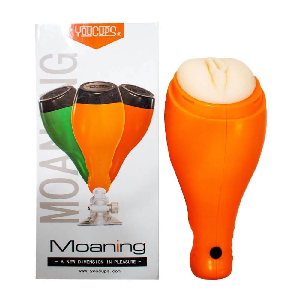 Âm đạo giả hít tường có rung âm thanh Youcups Moaning 