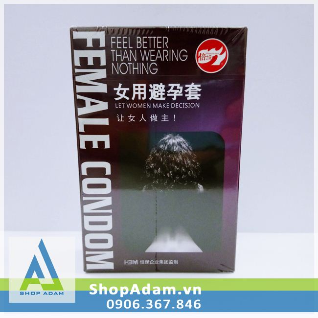 Bao cao su dành cho phụ nữ - Female Condom (Hộp 2 chiếc)