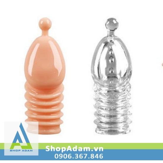 Bao cao su đôn dên khúc đầu có gân và bi 