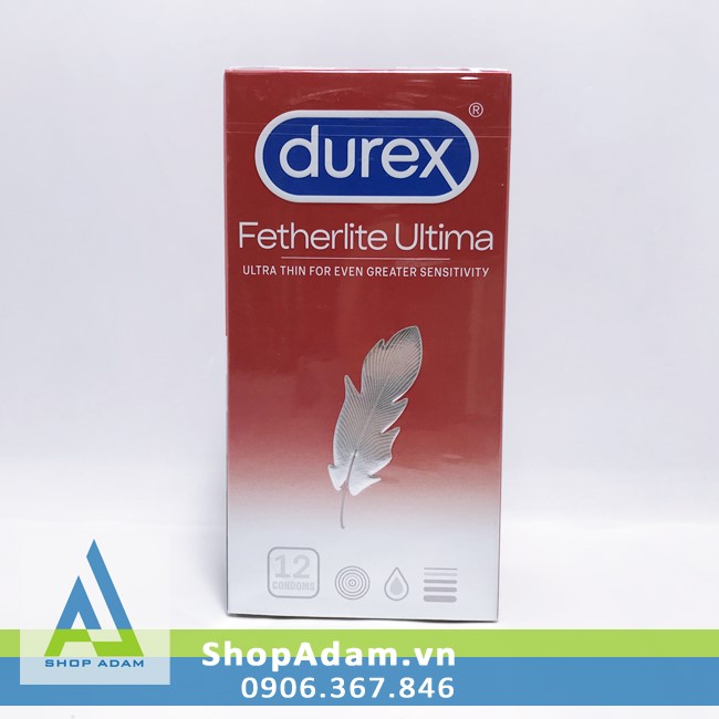 Bao cao su siêu mỏng DUREX Fetherlite Ultima (Hộp 12 chiếc) 