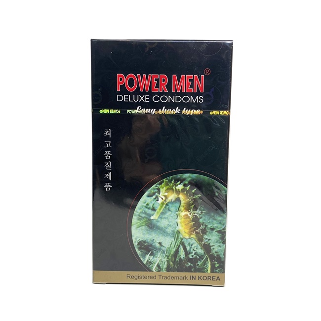 Bcs kéo dài thời gian quan hệ POWER MEN Long Shock Type (Hộp 12 chiếc)