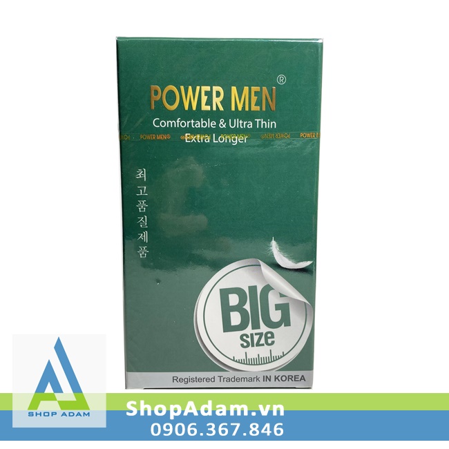 Bcs size to 55mm mỏng kéo dài thời gian Power Men Comfortable Ultra Thin Extra Longer (H12)