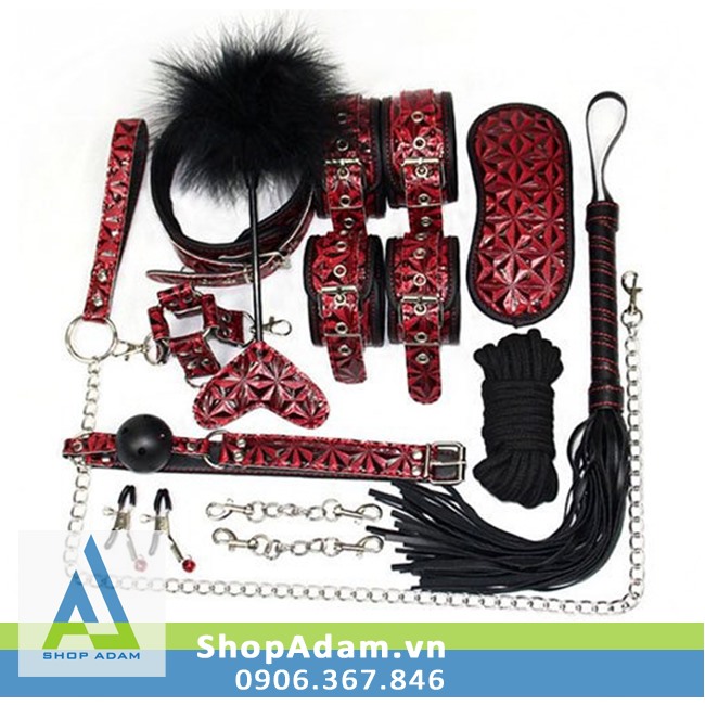Bộ dụng cụ đồ chơi BDSM 10 món quyến rũ