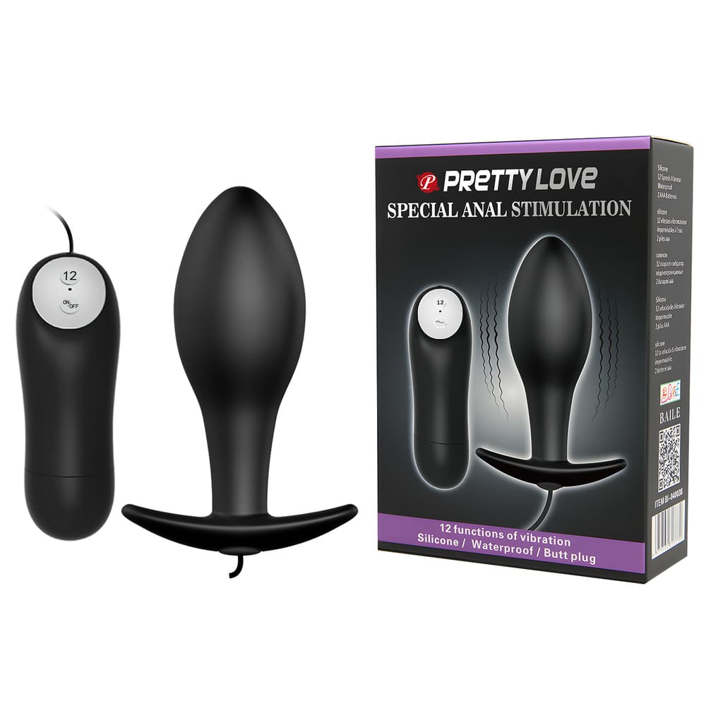 Buttplug silicon rung 12 chế độ Pretty Love Speacial Stimulation