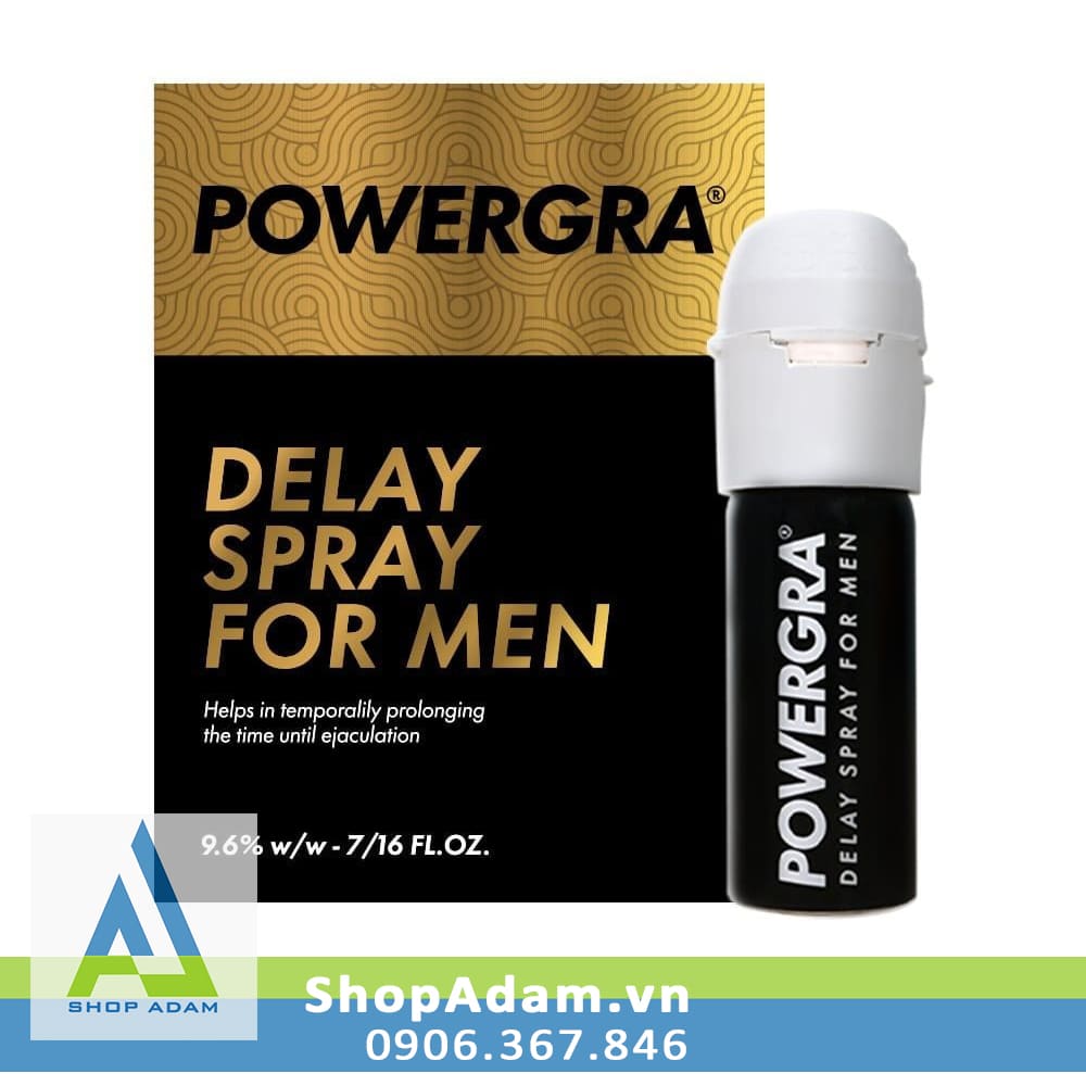Chai xịt lâu ra thảo dược Powergra Delay For Men 13ml - USA 