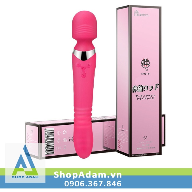 Chày rung 2 đầu ngoáy thụt Jundaoai 
