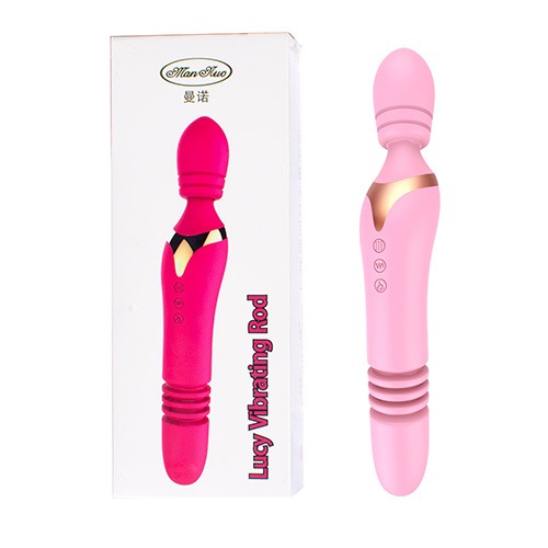 Chày rung ngoáy hai đầu có sưởi ấm Man Nuo Lucy Vibrating Rod 