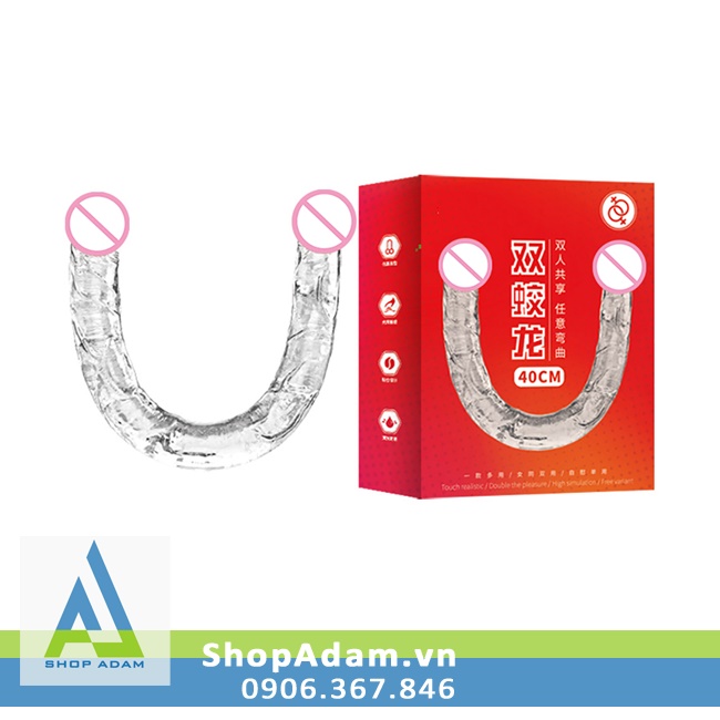 Cu giả 2 đầu cho les trong suốt giá rẻ