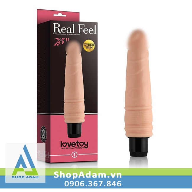 Cu giả silicon siêu mềm mịn có rung Lovetoy Xtreme Feel 7.5
