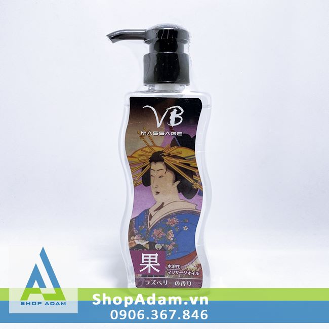 Dầu massage VB hương quả mâm xôi - Nhật Bản 170ml