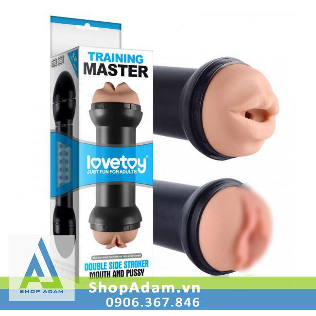 Đồ chơi cho nam có 2 đầu âm đạo và miệng Lovetoy Double Side 
