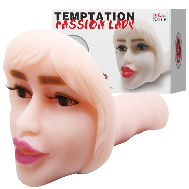 Đồ chơi thủ dâm nam hình miệng có rung Baile Temptation Passion Lady