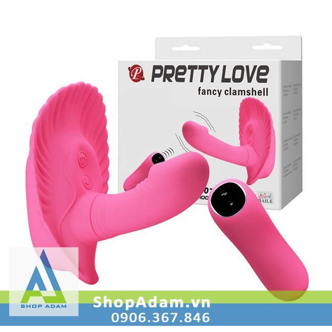 Đồ chơi tình dục nữ rung mạnh Pretty Love Fancy Clamshell 