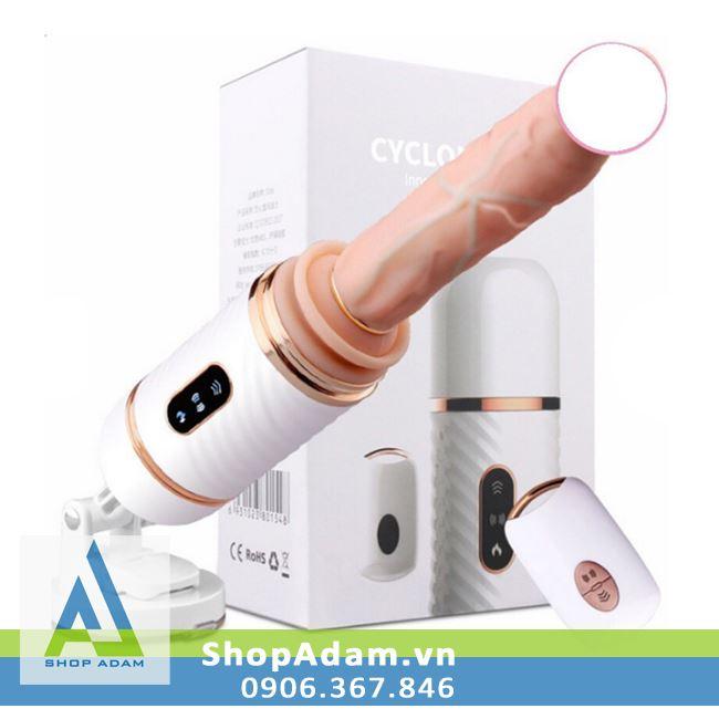 Dụng cụ tình dục nữ siêu rung thụt sưởi ấm Cyclone Fire 