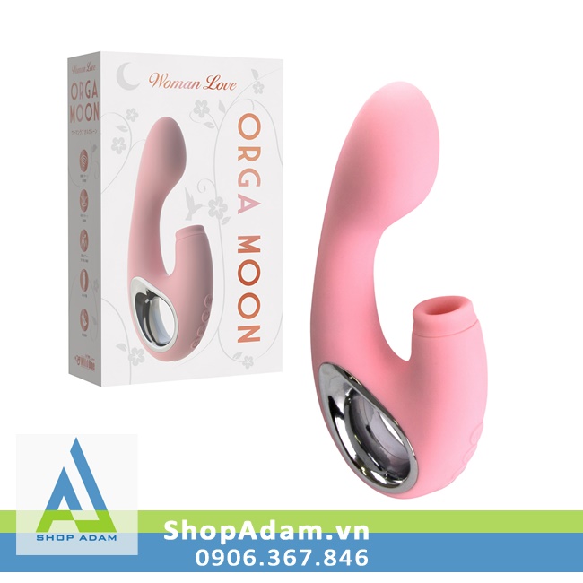 Dụng cụ tình yêu dành cho nữ rung hút Woman Love Orga Moon Nhật Bản