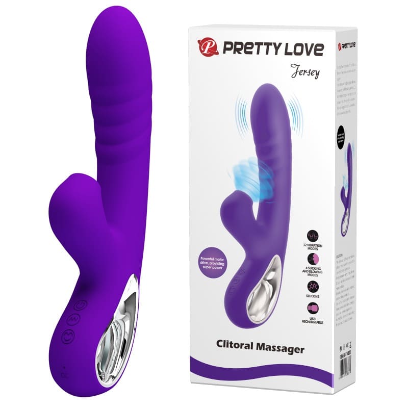 Dương vật giả rung mút cao cấp Pretty Love Jersey 