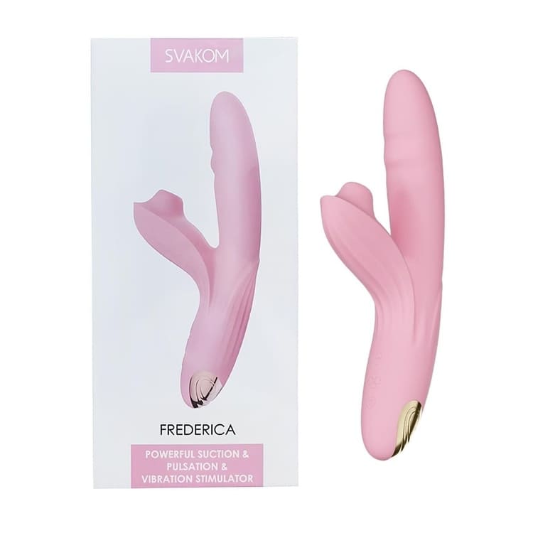 Dương vật rung thụt hút đa năng Svakom Frederica 