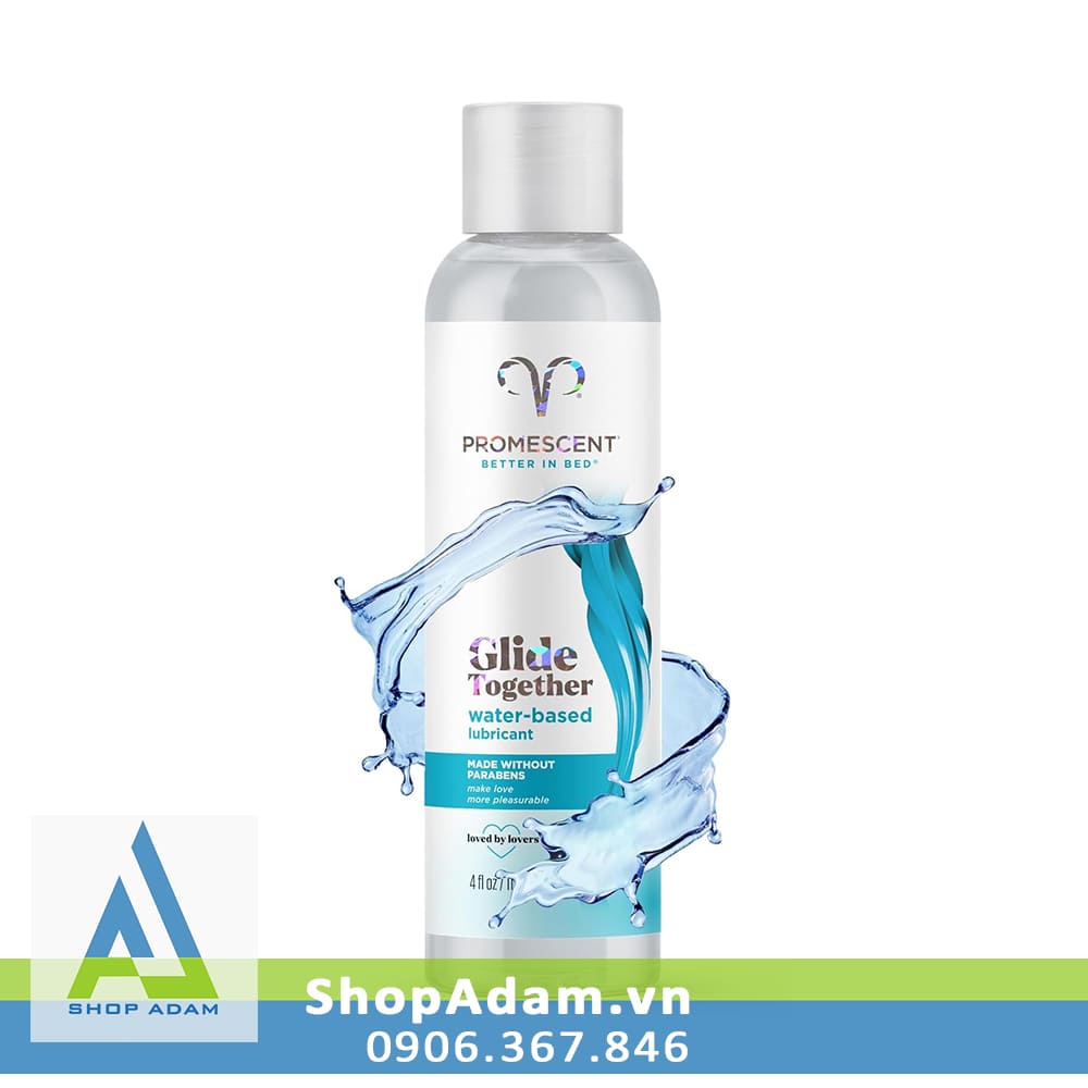 Gel bôi trơn gốc nước cao cấp Promescent Glide Together water-based