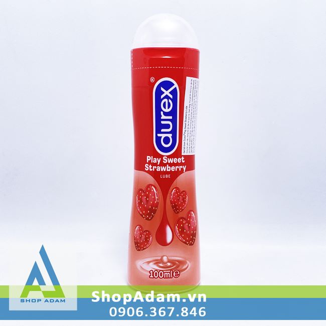 Gel bôi trơn hương dâu Durex Play Strawberry - 100ml