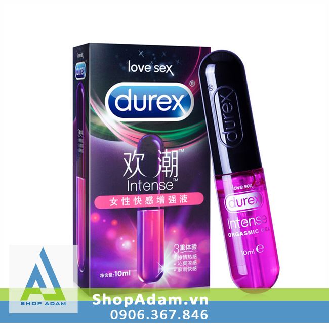 Gel bôi trơn tăng khoái cảm Durex Intense