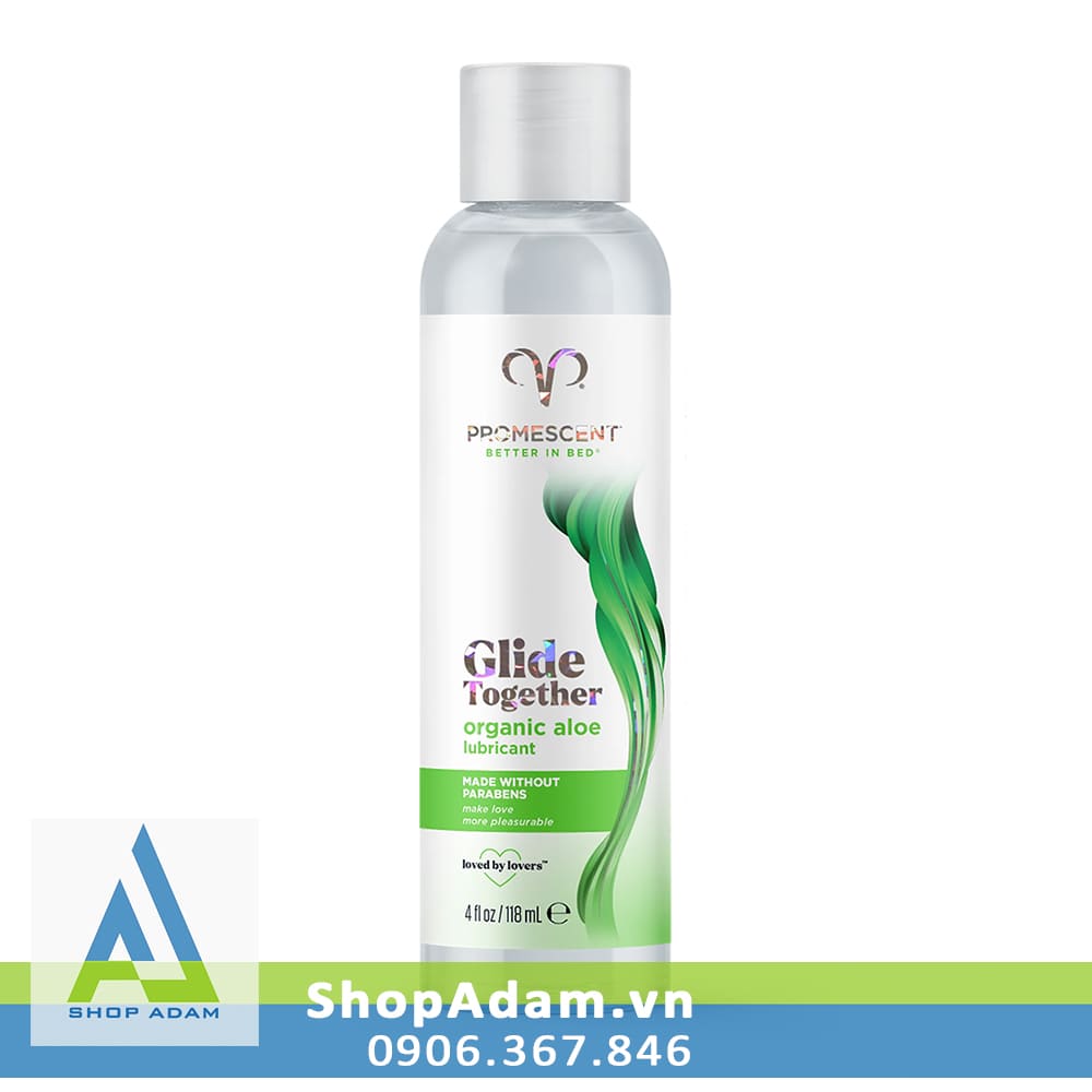 Gel bôi trơn thảo mộc hương lô hội Promescent Organic Aloe Lube - 118ml 