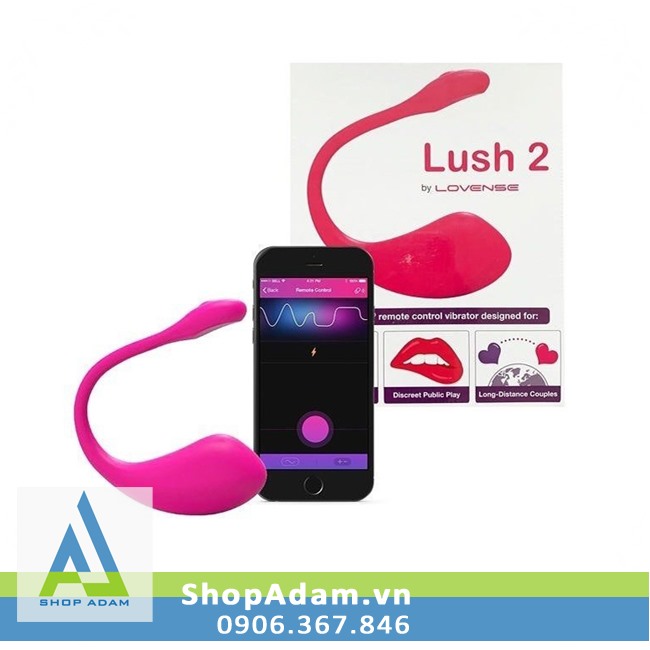 Lovense Lush 2 trứng rung thông minh điều khiển từ xa không giới hạn khoảng cách