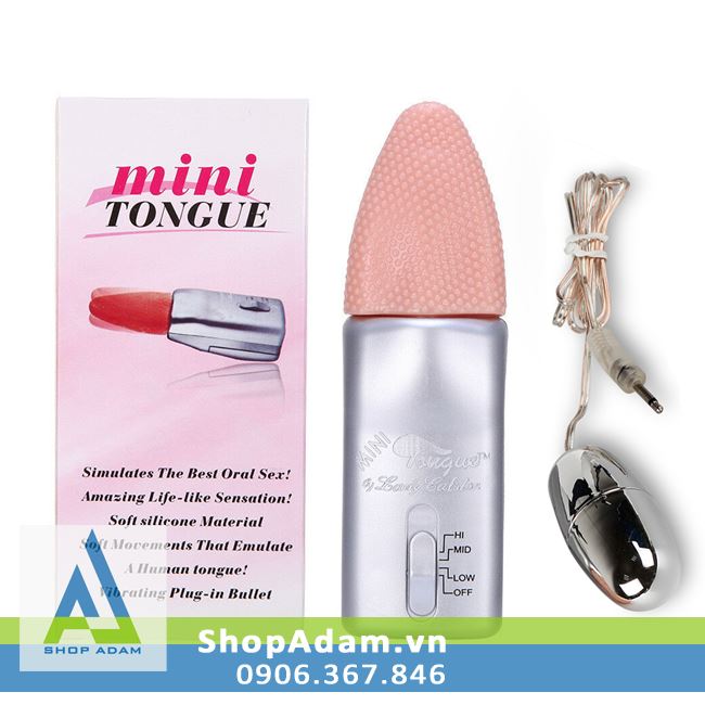 Lưỡi liếm siêu rung Mini Tongue kèm trứng rung 