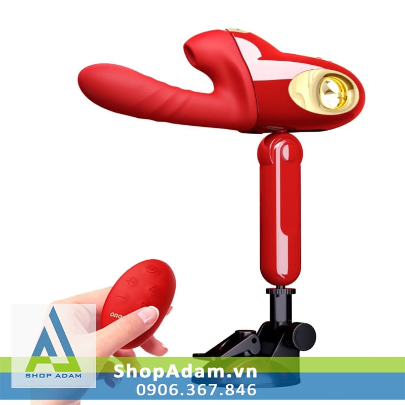 Máy làm tình cho nữ rung thụt hút sưởi ấm gắn tường Leten Thick Pro