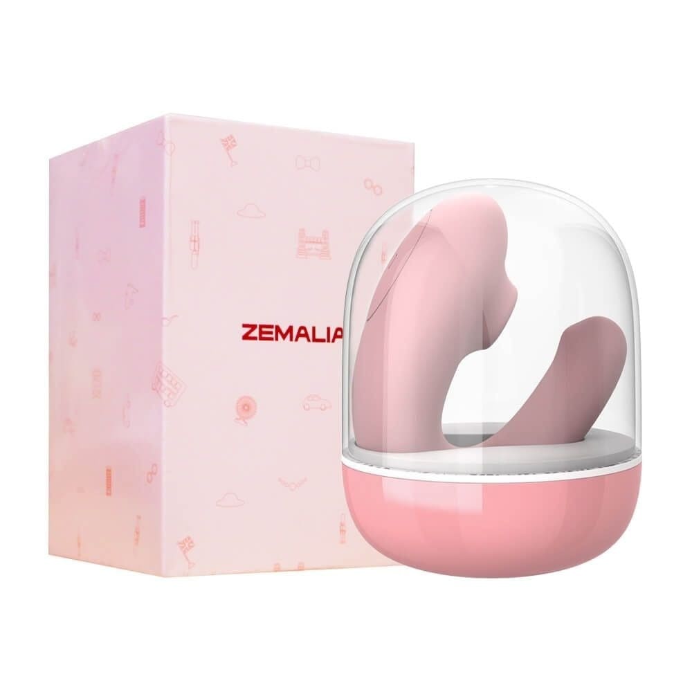 Máy massage âm vật mini có rung hút Zemalia Natasha