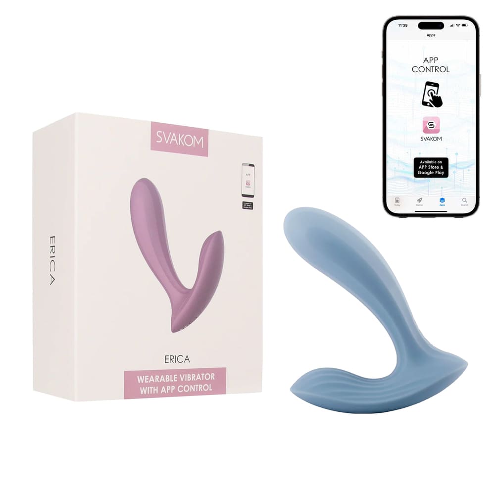 Máy rung hai đầu điều khiển qua App Svakom Erica 