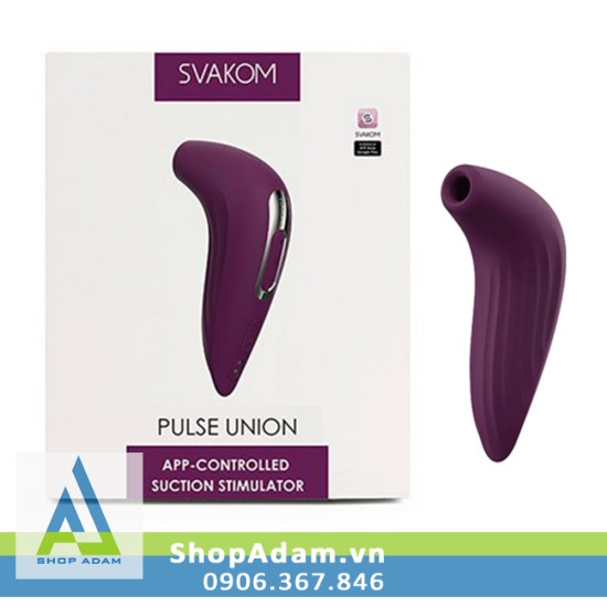 Máy rung hút âm đạo điều khiển từ xa Svakom Pulse Union 