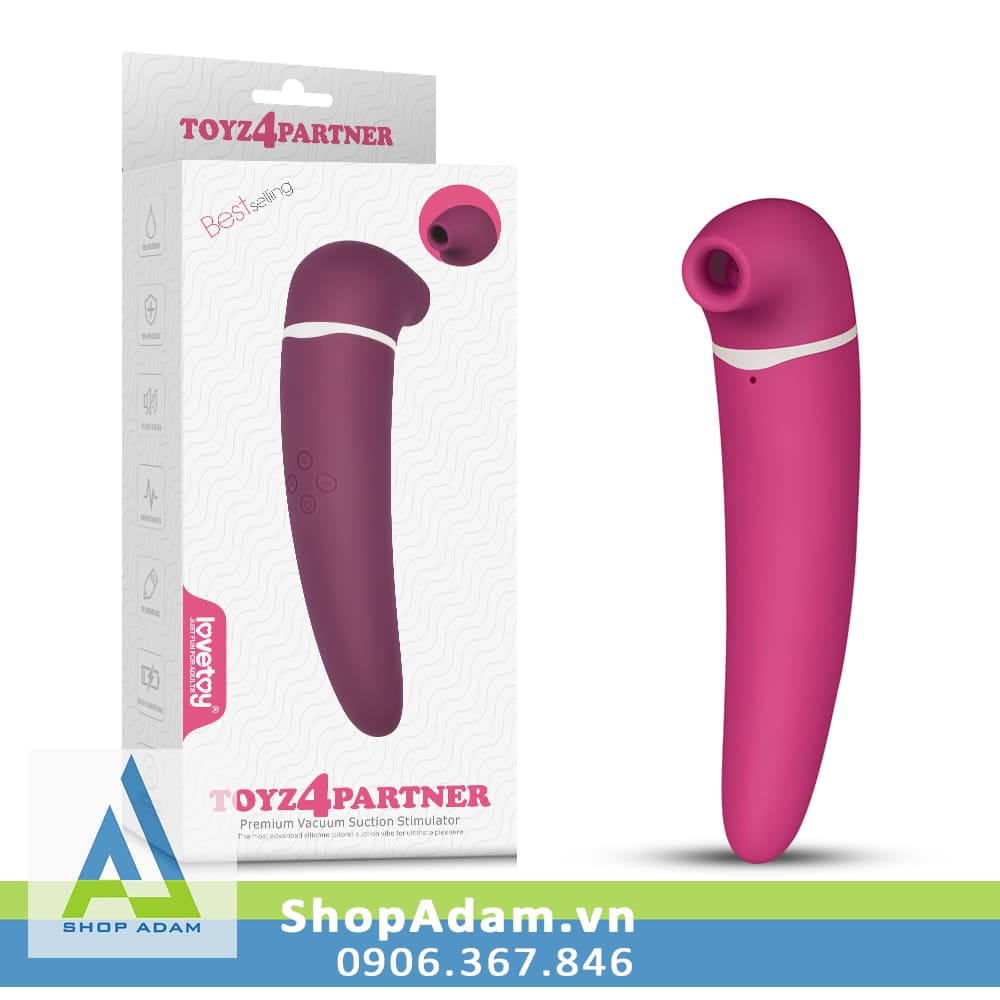 Máy rung hút âm vật 2 đầu siêu kích thích Lovetoy Toyz4 Partner 