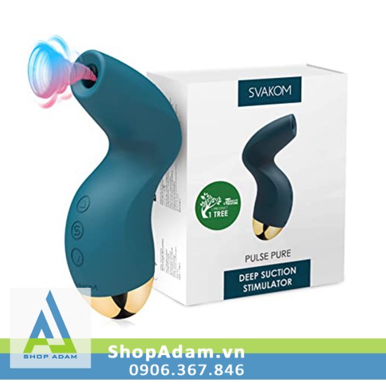 Máy rung hút vùng kín Svakom Pulse Pure - Mỹ