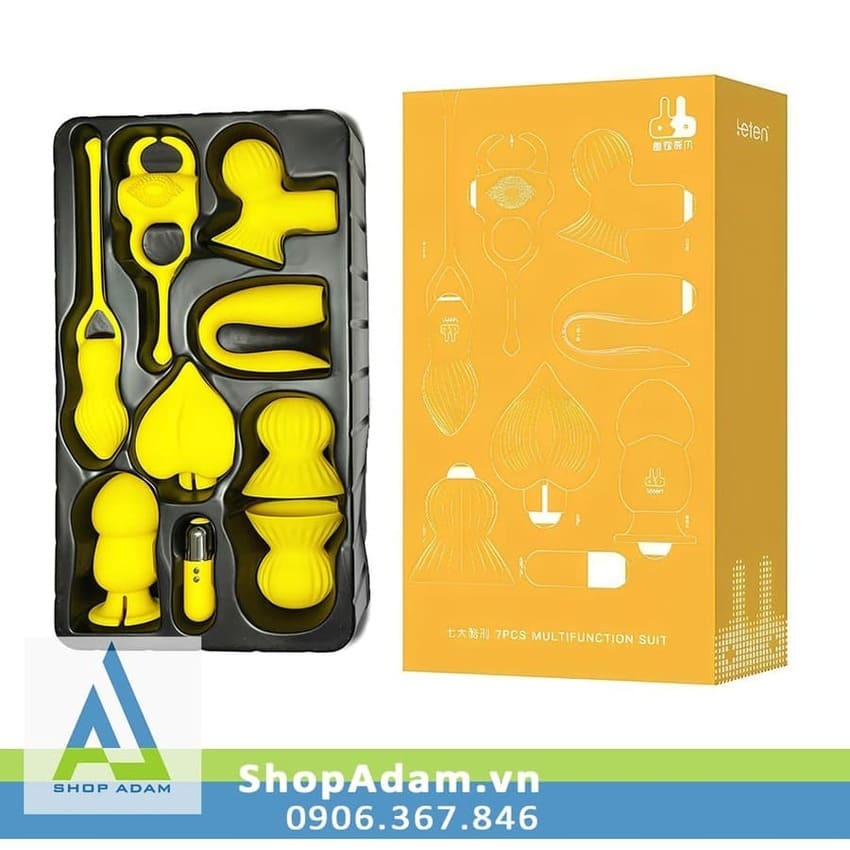 Máy rung tình yêu đa năng có 7 món phụ kiện Leten MultiFunction Suit 