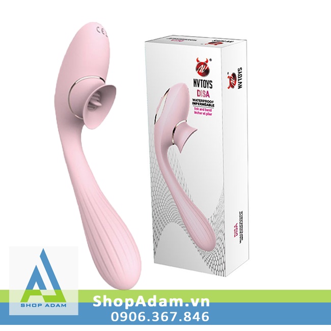 Máy thủ dâm cho nữ siêu rung liếm vùng kín Nvtoys Disa 