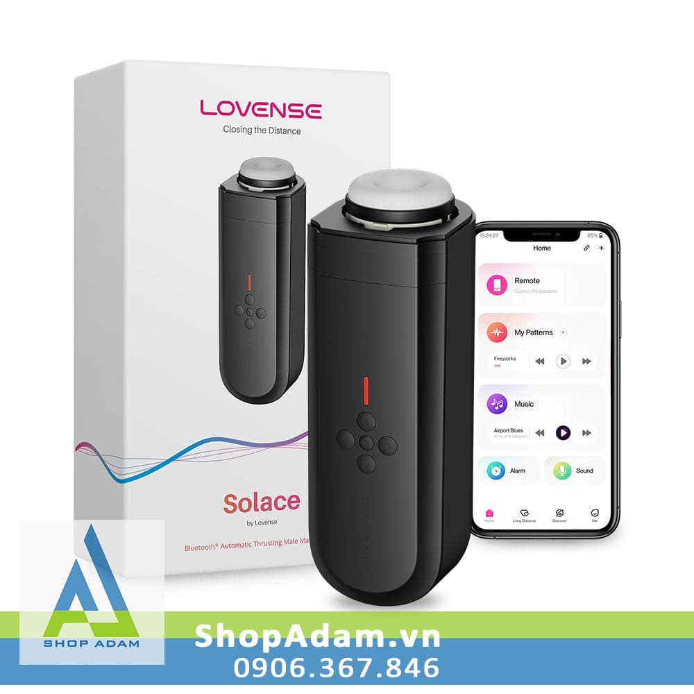 Máy thủ dâm tự động kết nối app Lovense Solace 