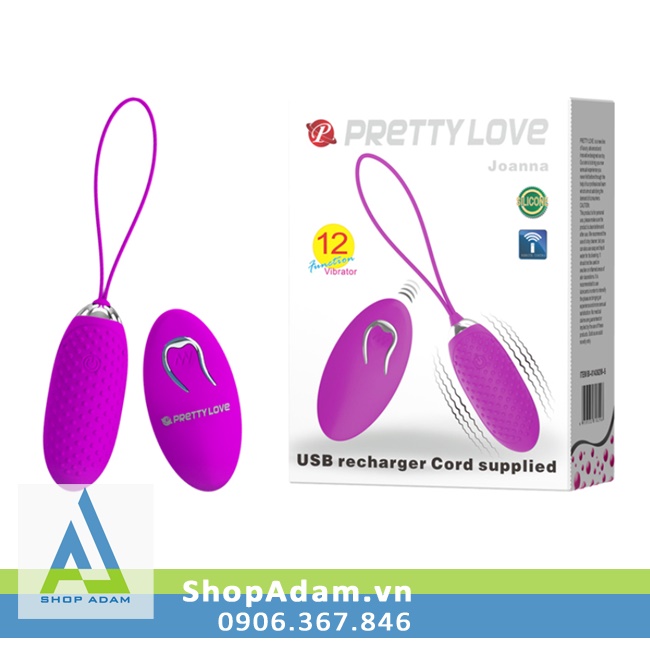 Pretty Love Joanna trứng rung sạc điện có gai điều khiển từ xa