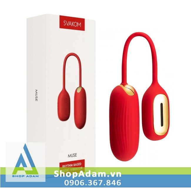 Svakom Muse trứng rung bluetooth rung cảm biến theo nhịp điệu âm thanh