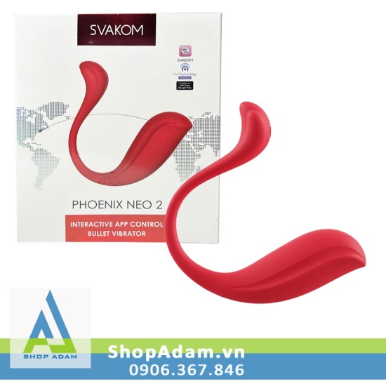Svakom Phoenix Neo 2 trứng rung điều khiển bằng điện thoại thông minh - USA 
