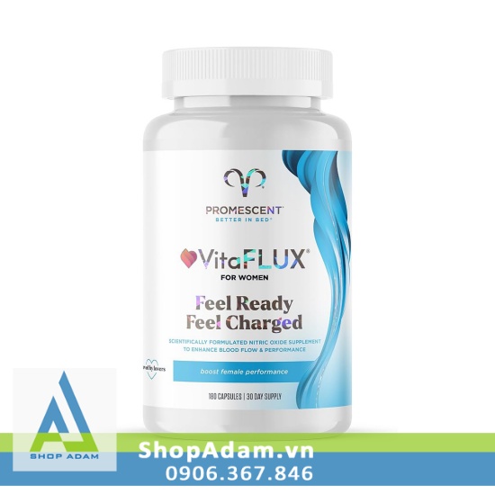Thực phẩm chức năng tăng cường sinh lý nữ Promescent VitaFLUX For Women - 180v
