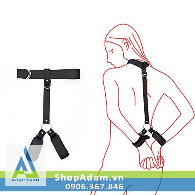Trói tay và cổ dây vải 