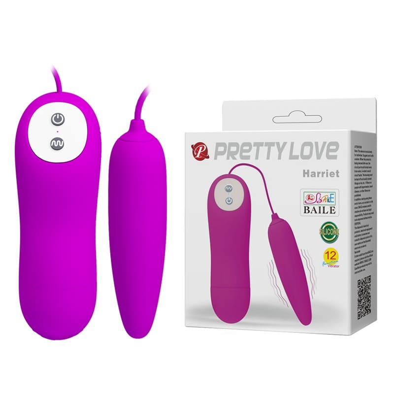 Trứng rung giá rẻ silicon mềm mịn Pretty Love Harriet 