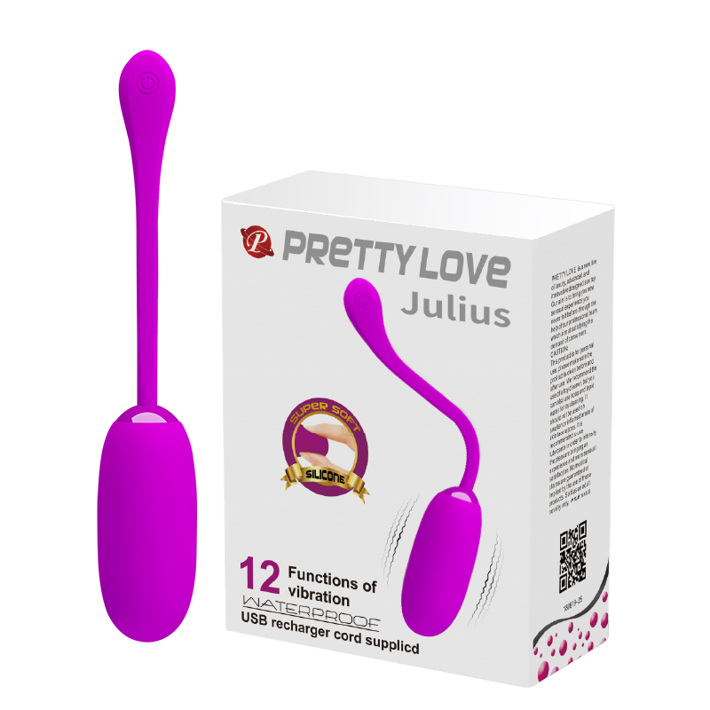 Trứng rung siêu mềm không dây 12 chế độ Pretty Love Julius 