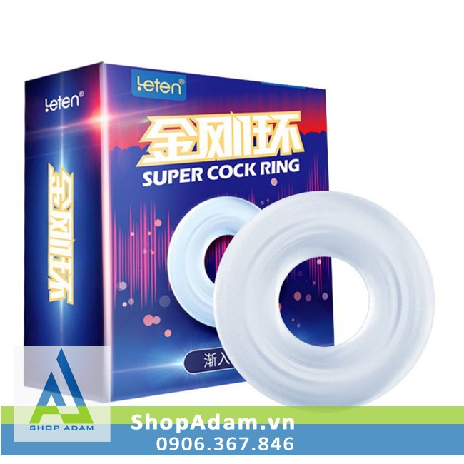 Vòng đeo cu chống xuất tinh sớm Leten Super Cock Ring 