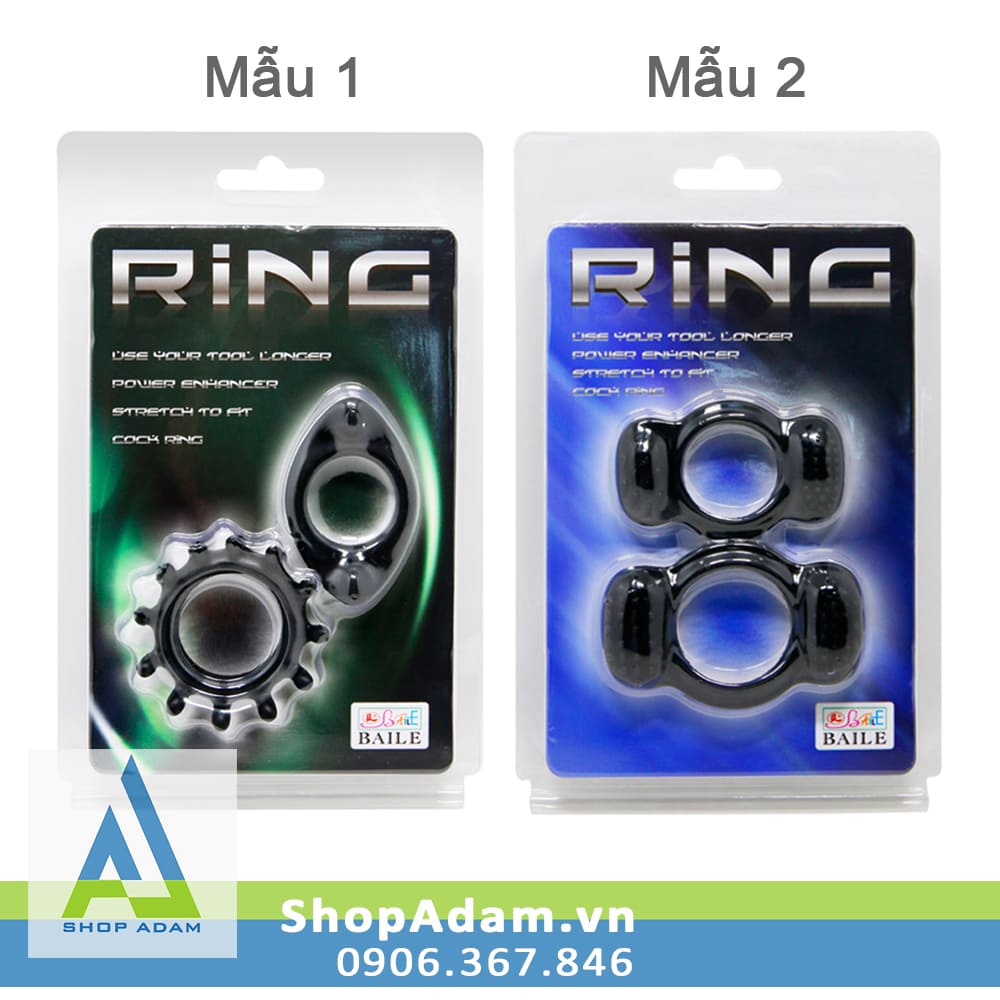 Vòng đeo kích thích âm vật Baile Cock Ring - 2c