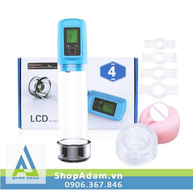 Máy tập tăng kích thước dương vật tự động màn hình LCD 