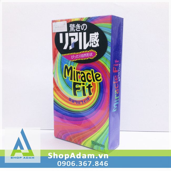 Bao cao su size nhỏ Sagami Miracle Fit (Hộp 10 chiếc) 