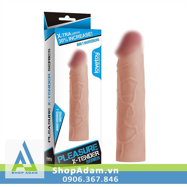 Bao cao su đôn dên 3cm có gân đầu trơn