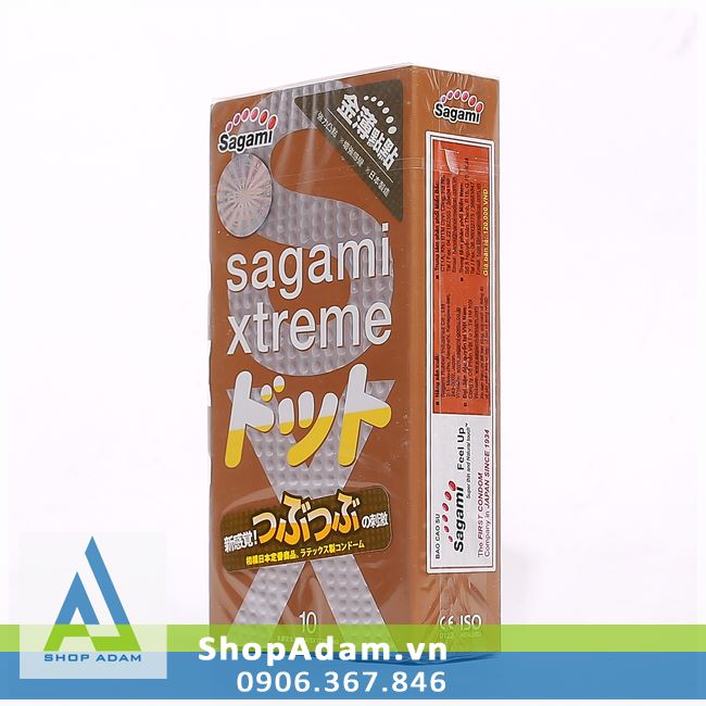 Bao cao su SAGAMI Xtreme Feel Up có gai (Hộp 10 chiếc) 